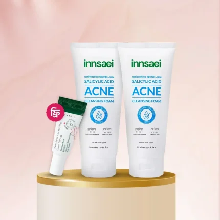Buy 2 Innsaei Salicylic Acid Acne Solution Cleansing Foam 150ml & Get 1 AXIS-Y Dark Spot Correcting Glow Serum 5ml free